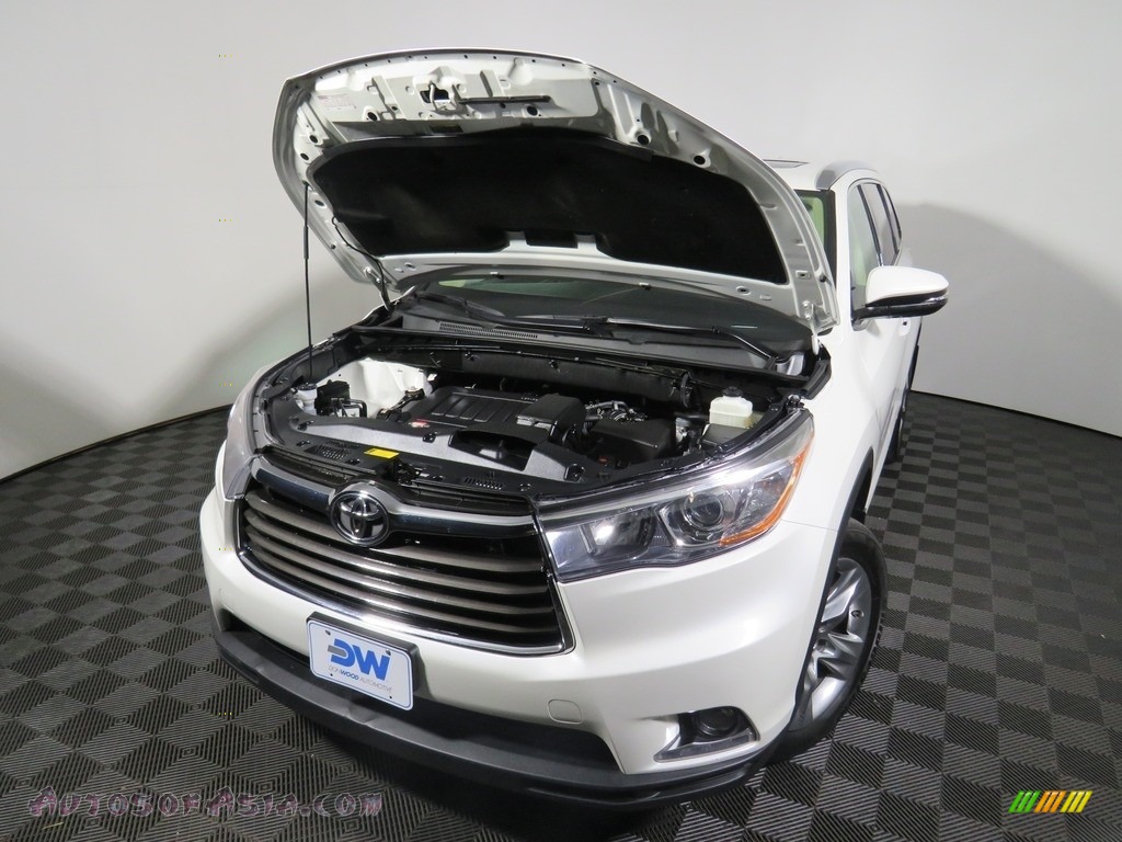 2016 Highlander Limited AWD - Blizzard Pearl / Almond photo #4