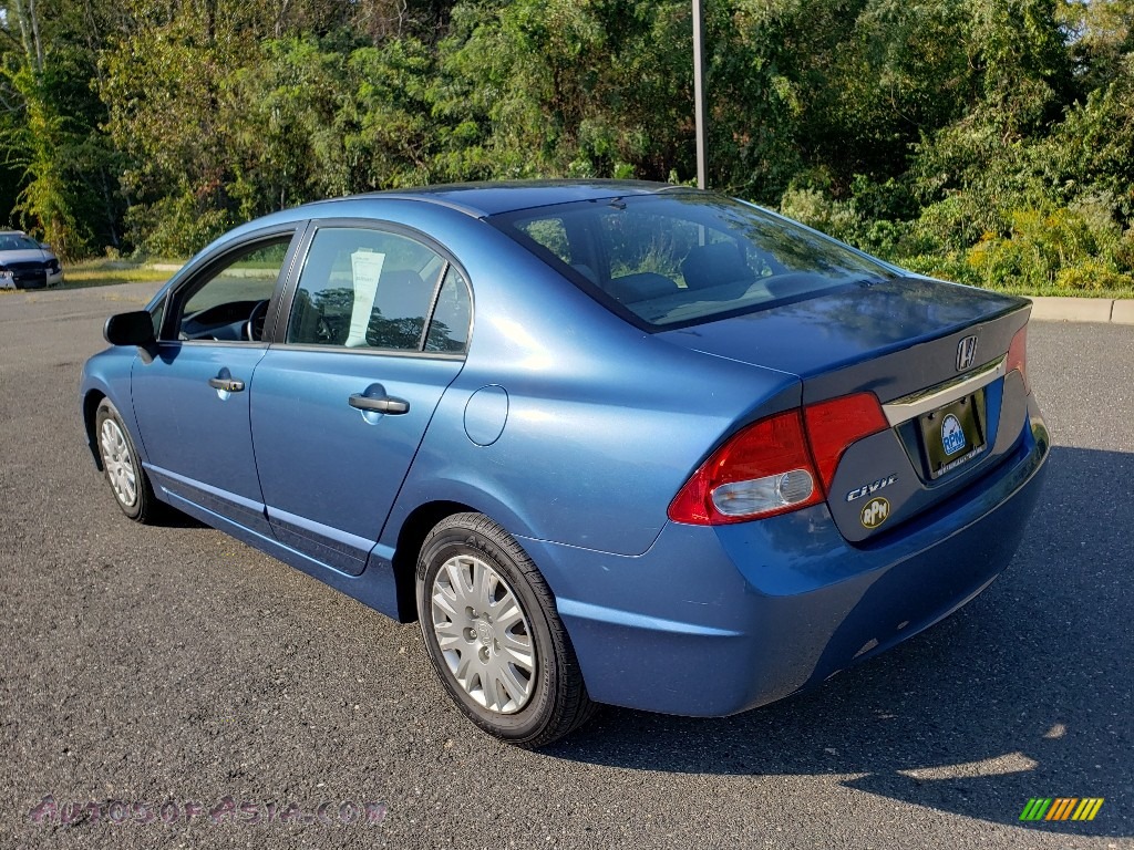 2010 Civic DX-VP Sedan - Atomic Blue Metallic / Gray photo #7