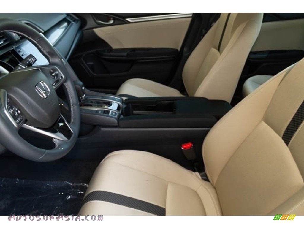 2020 Civic EX Hatchback - Polished Metal Metallic / Ivory photo #16