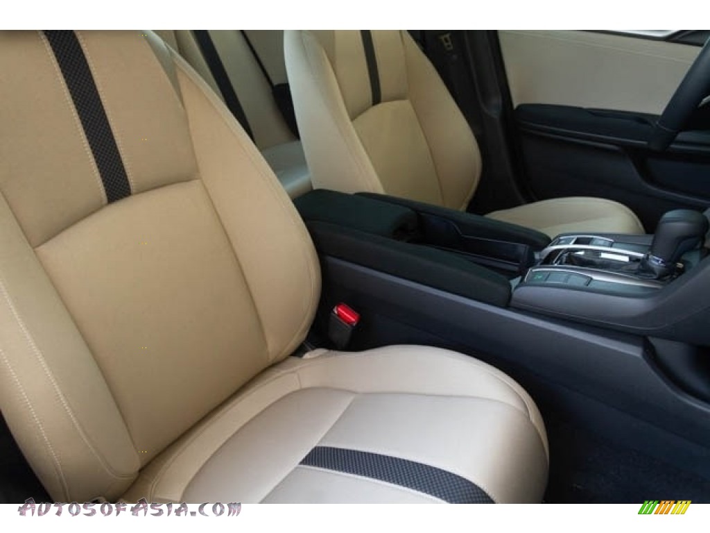 2020 Civic EX Hatchback - Polished Metal Metallic / Ivory photo #32