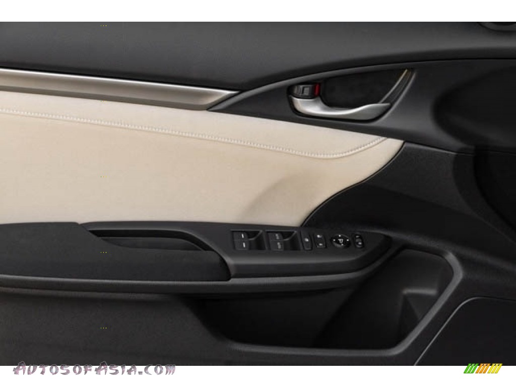 2020 Civic EX Hatchback - Polished Metal Metallic / Ivory photo #34