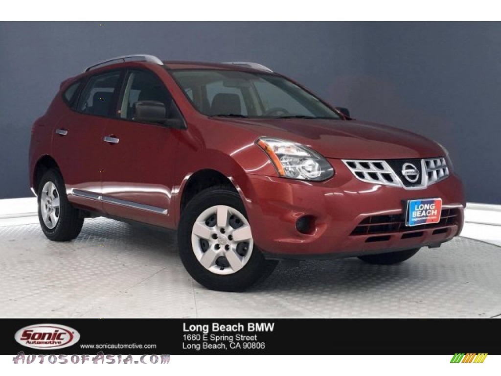 Cayenne Red / Black Nissan Rogue Select S AWD