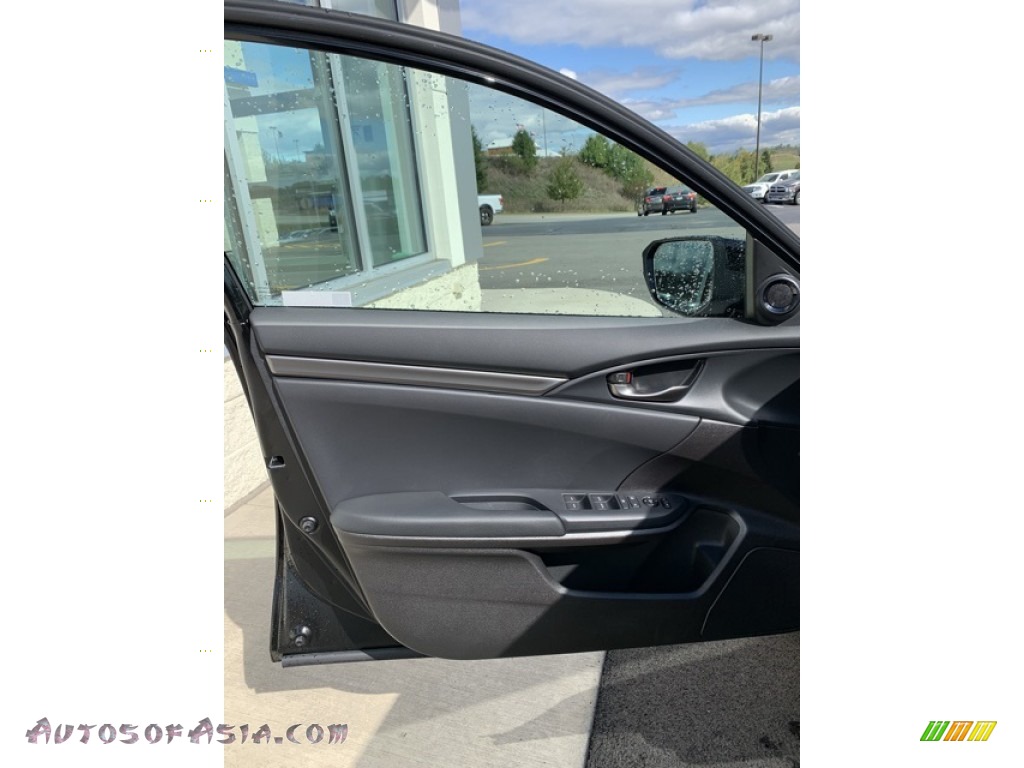 2020 Civic Sport Hatchback - Crystal Black Pearl / Black photo #10