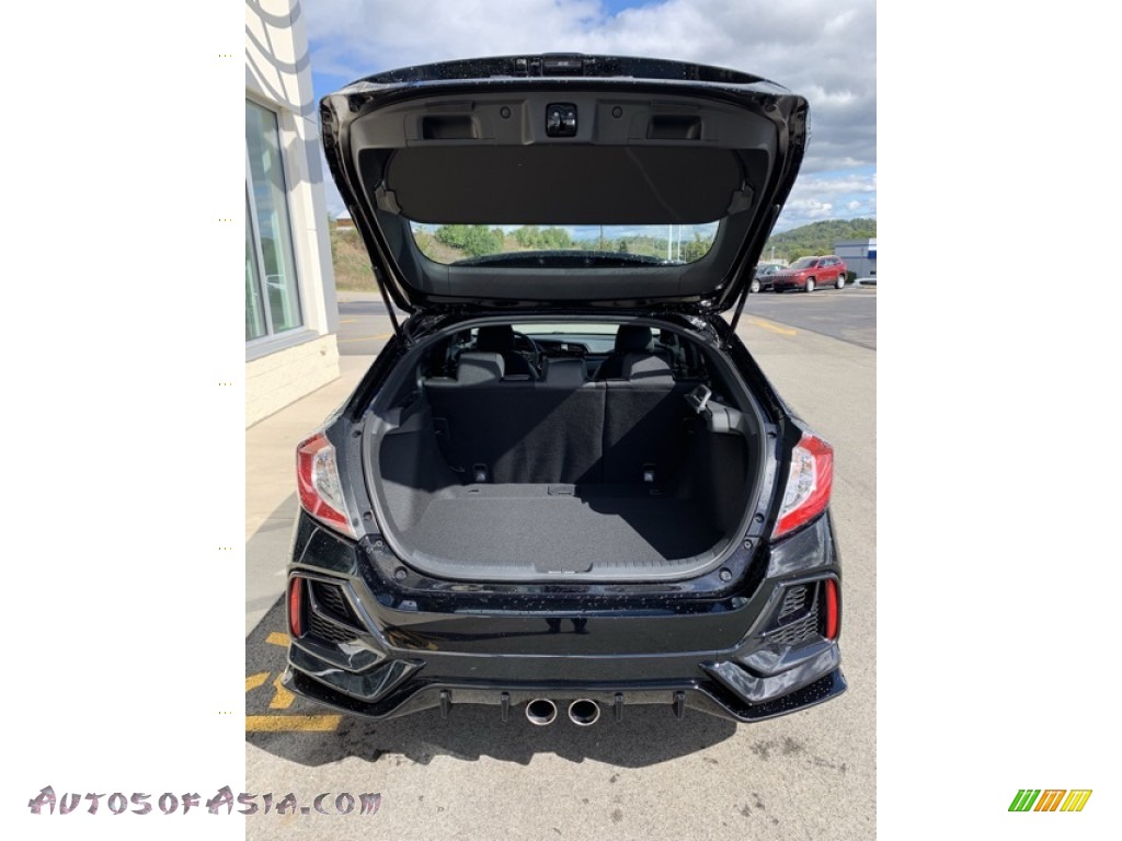 2020 Civic Sport Hatchback - Crystal Black Pearl / Black photo #20