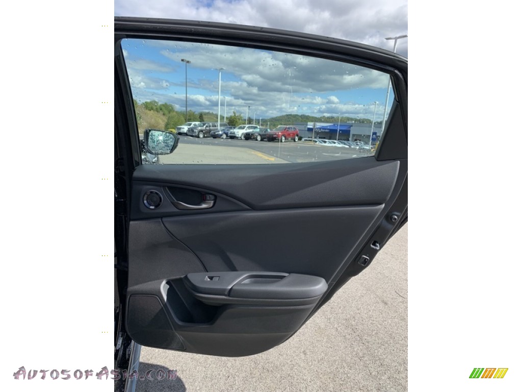 2020 Civic Sport Hatchback - Crystal Black Pearl / Black photo #23