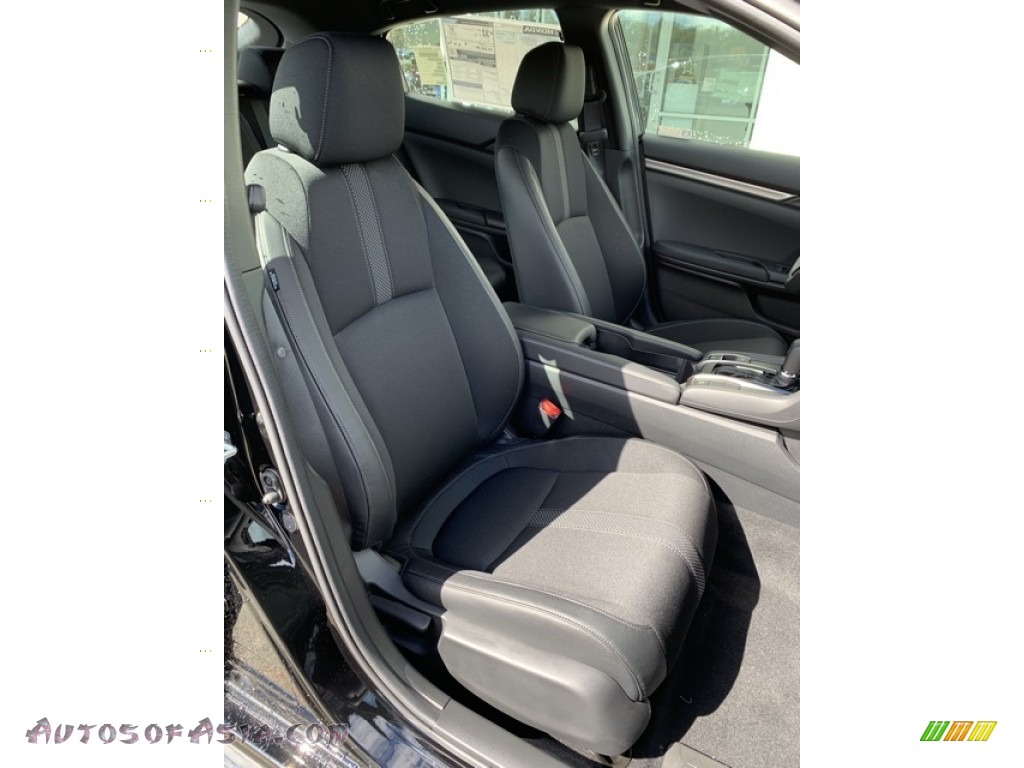 2020 Civic Sport Hatchback - Crystal Black Pearl / Black photo #27