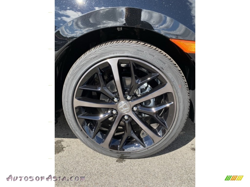 2020 Civic Sport Hatchback - Crystal Black Pearl / Black photo #29