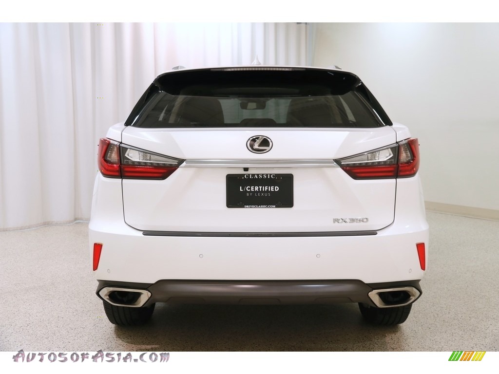2017 RX 350 AWD - Eminent White Pearl / Parchment photo #20