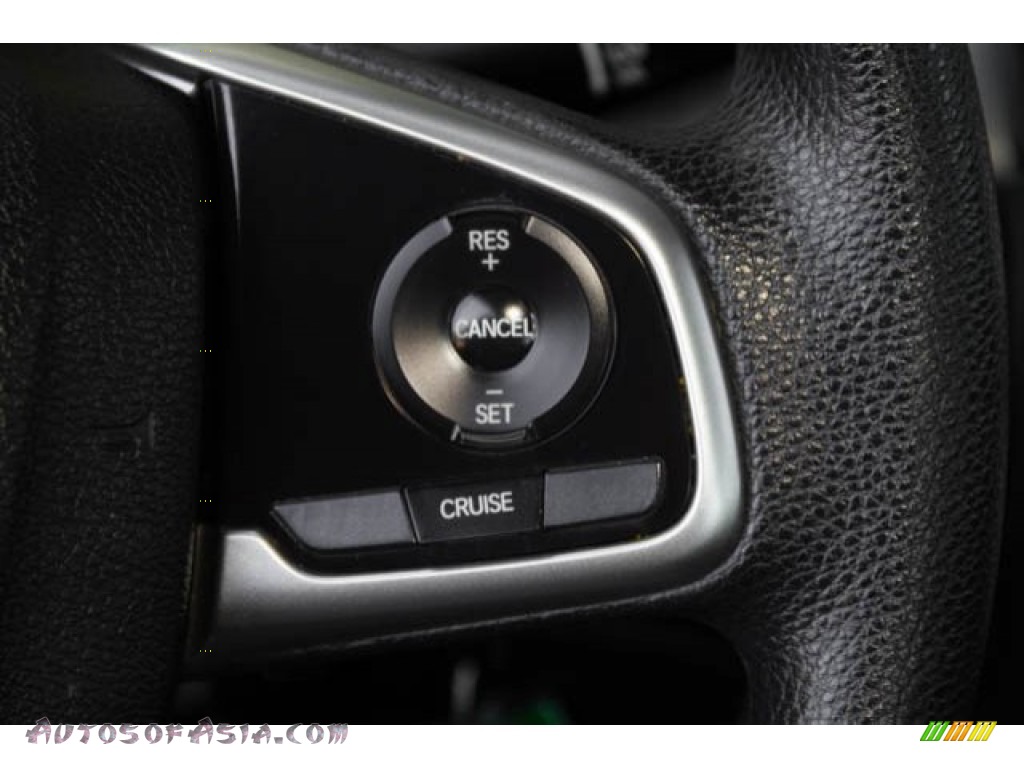 2017 Civic LX Sedan - Crystal Black Pearl / Black photo #17