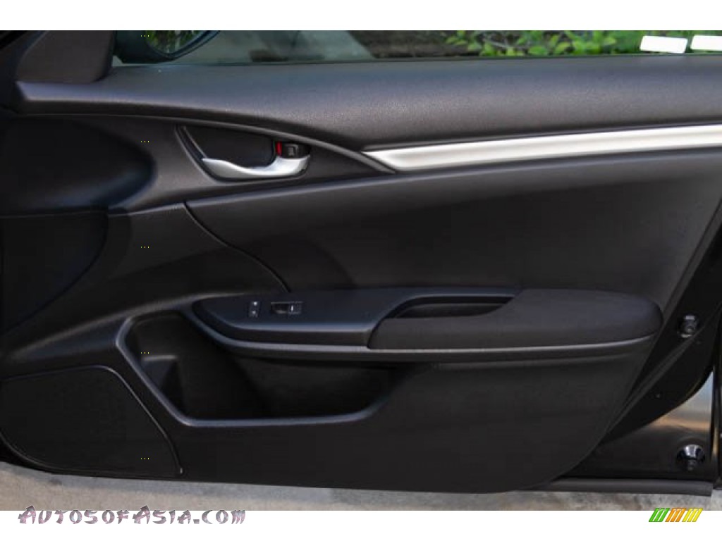 2017 Civic LX Sedan - Crystal Black Pearl / Black photo #33