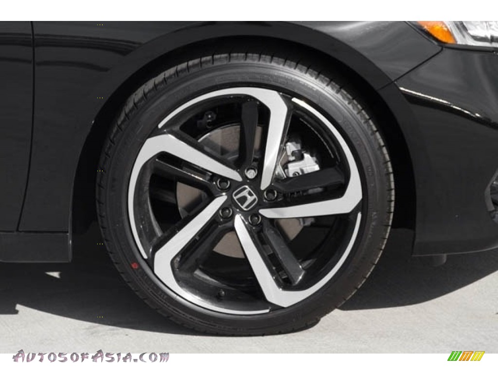 2020 Accord Sport Sedan - Crystal Black Pearl / Black photo #14