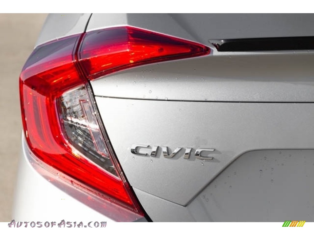 2019 Civic Sport Sedan - Lunar Silver Metallic / Black photo #7