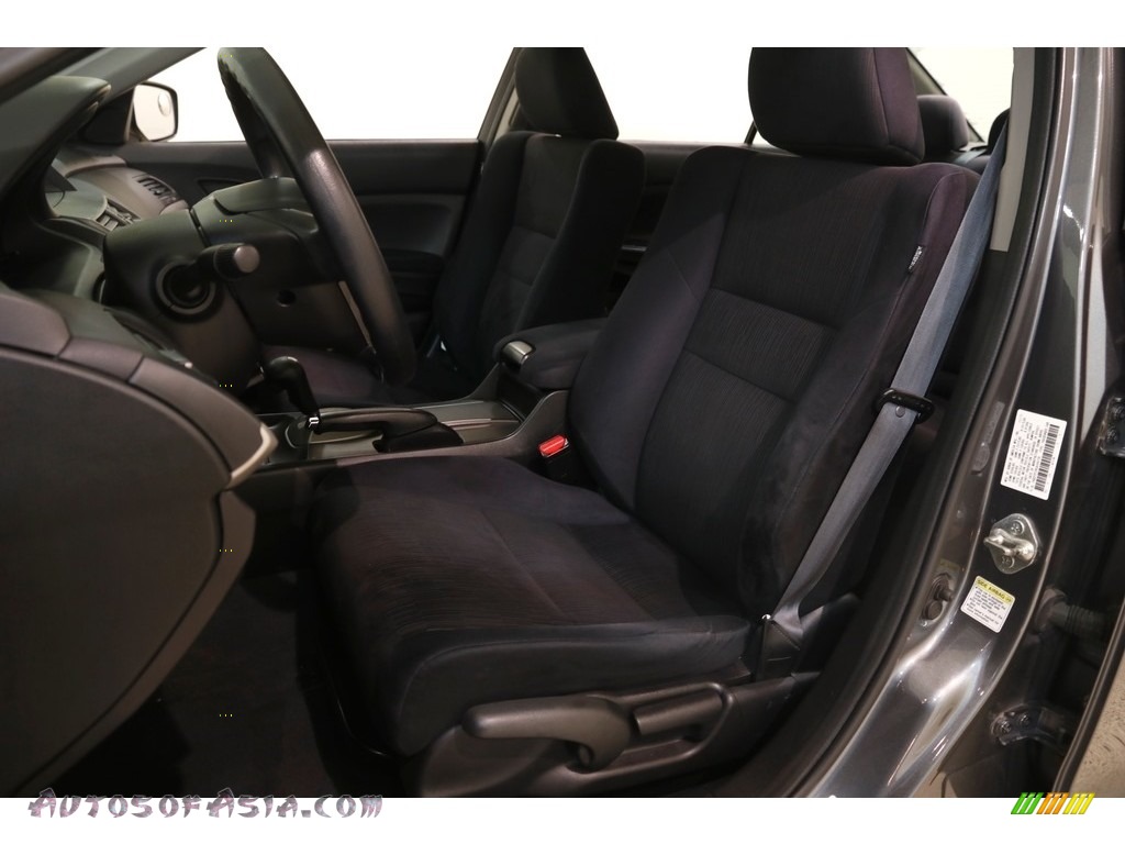 2012 Accord LX Sedan - Polished Metal Metallic / Black photo #5