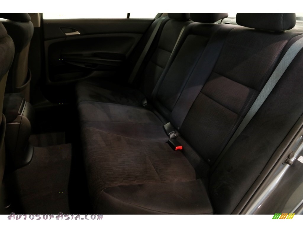 2012 Accord LX Sedan - Polished Metal Metallic / Black photo #15