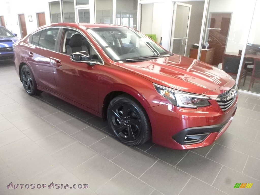 2020 Legacy 2.5i Sport - Crimson Red Pearl / Two-Tone Gray photo #1