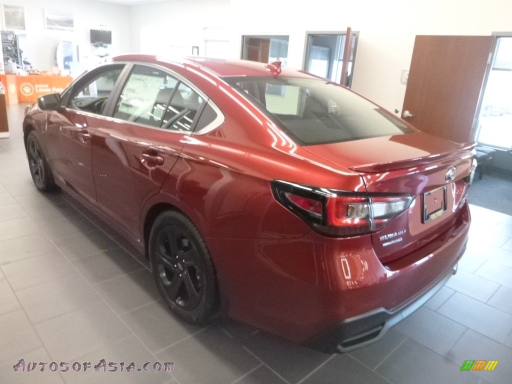 2020 Legacy 2.5i Sport - Crimson Red Pearl / Two-Tone Gray photo #8