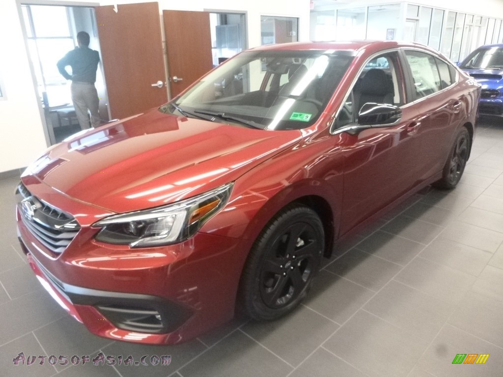 2020 Legacy 2.5i Sport - Crimson Red Pearl / Two-Tone Gray photo #9