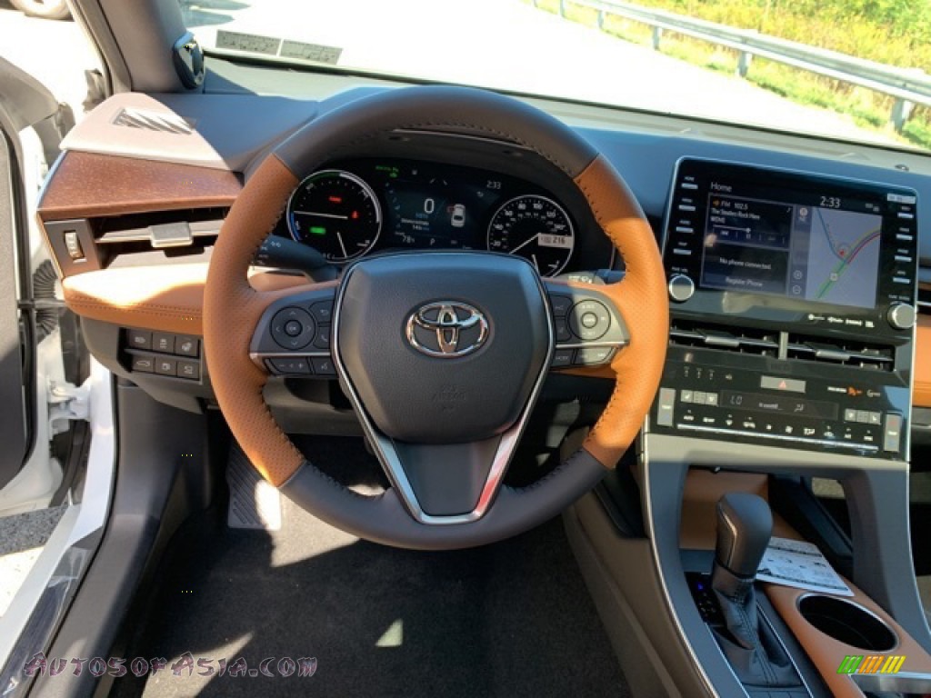 2020 Avalon Hybrid Limited - Wind Chill Pearl / Cognac photo #7