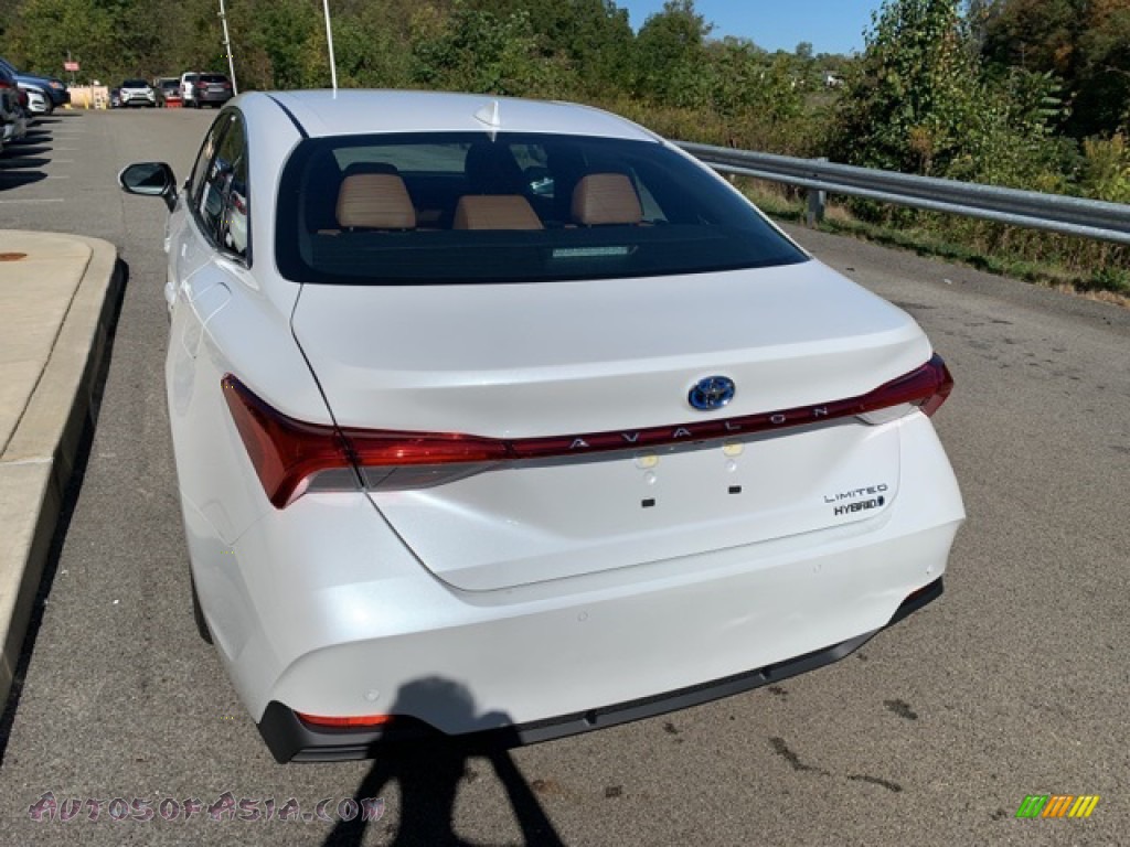 2020 Avalon Hybrid Limited - Wind Chill Pearl / Cognac photo #10