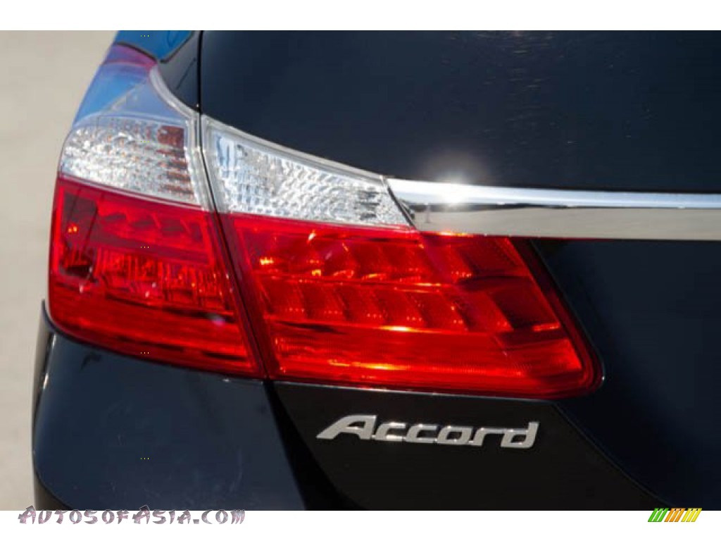 2014 Accord EX-L V6 Sedan - Crystal Black Pearl / Black photo #10