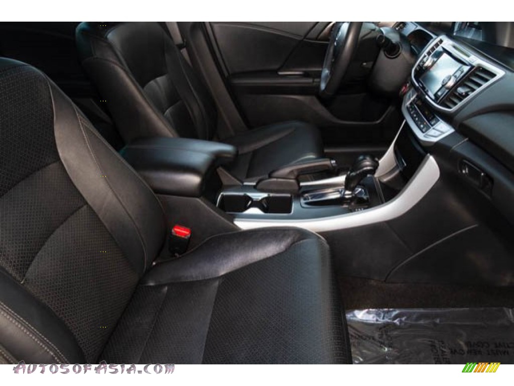 2014 Accord EX-L V6 Sedan - Crystal Black Pearl / Black photo #21