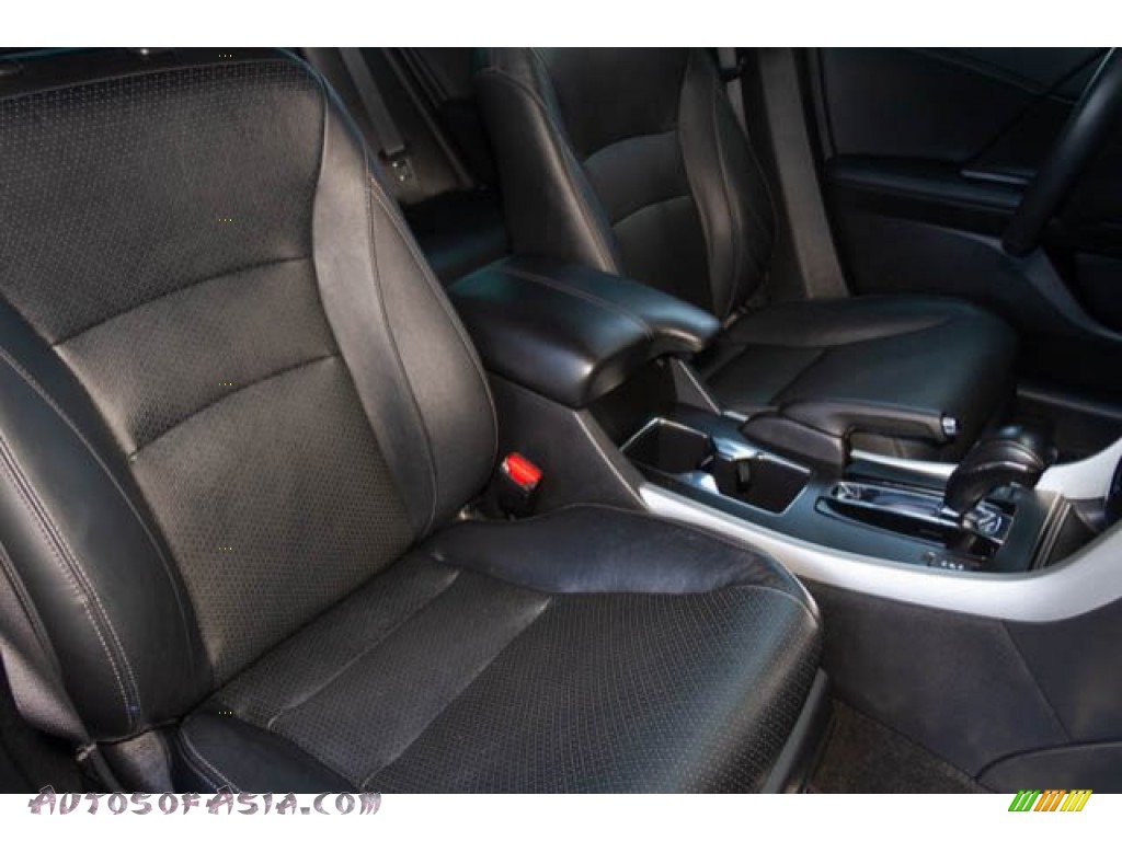 2014 Accord EX-L V6 Sedan - Crystal Black Pearl / Black photo #22
