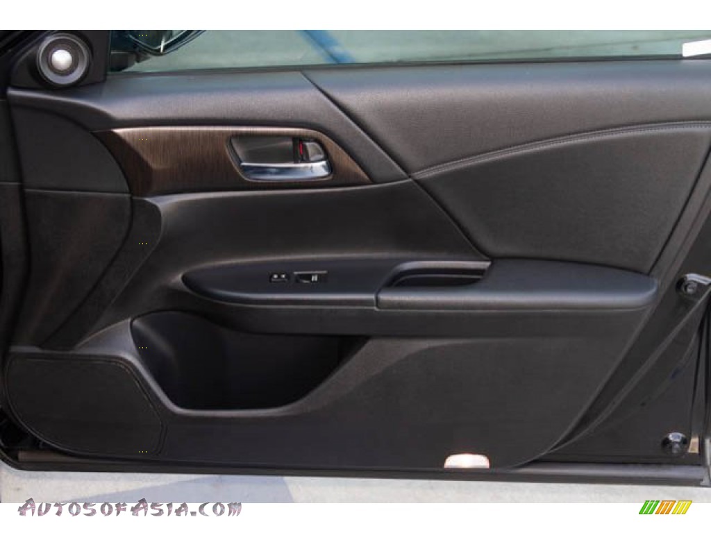 2014 Accord EX-L V6 Sedan - Crystal Black Pearl / Black photo #32