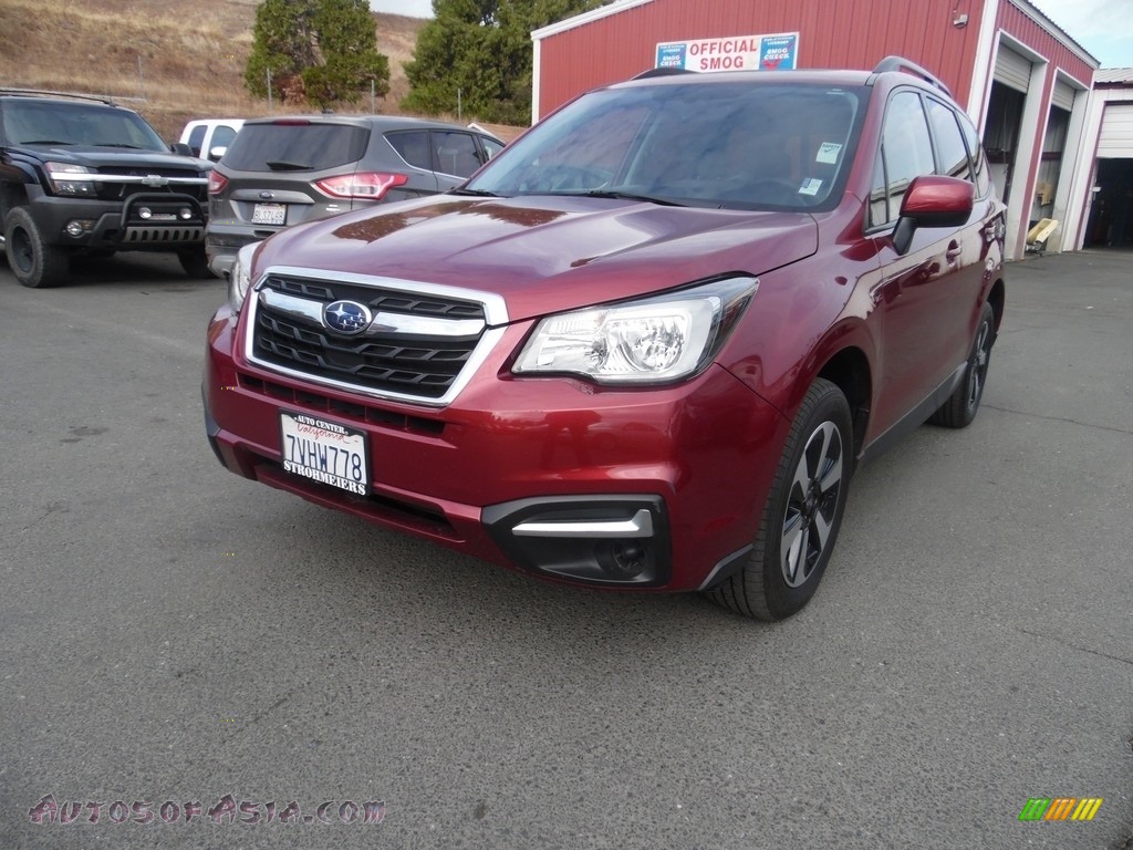 2017 Forester 2.5i Premium - Venetian Red Pearl / Gray photo #2