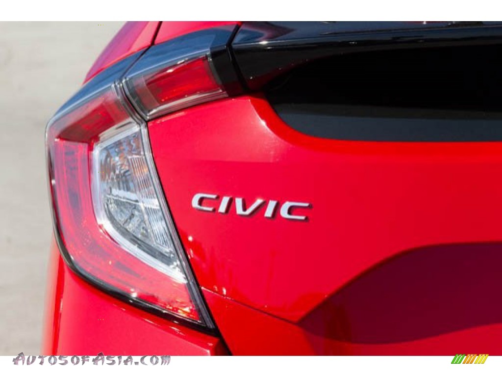 2019 Civic Sport Hatchback - Rallye Red / Black photo #9