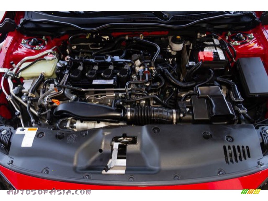 2019 Civic Sport Hatchback - Rallye Red / Black photo #31