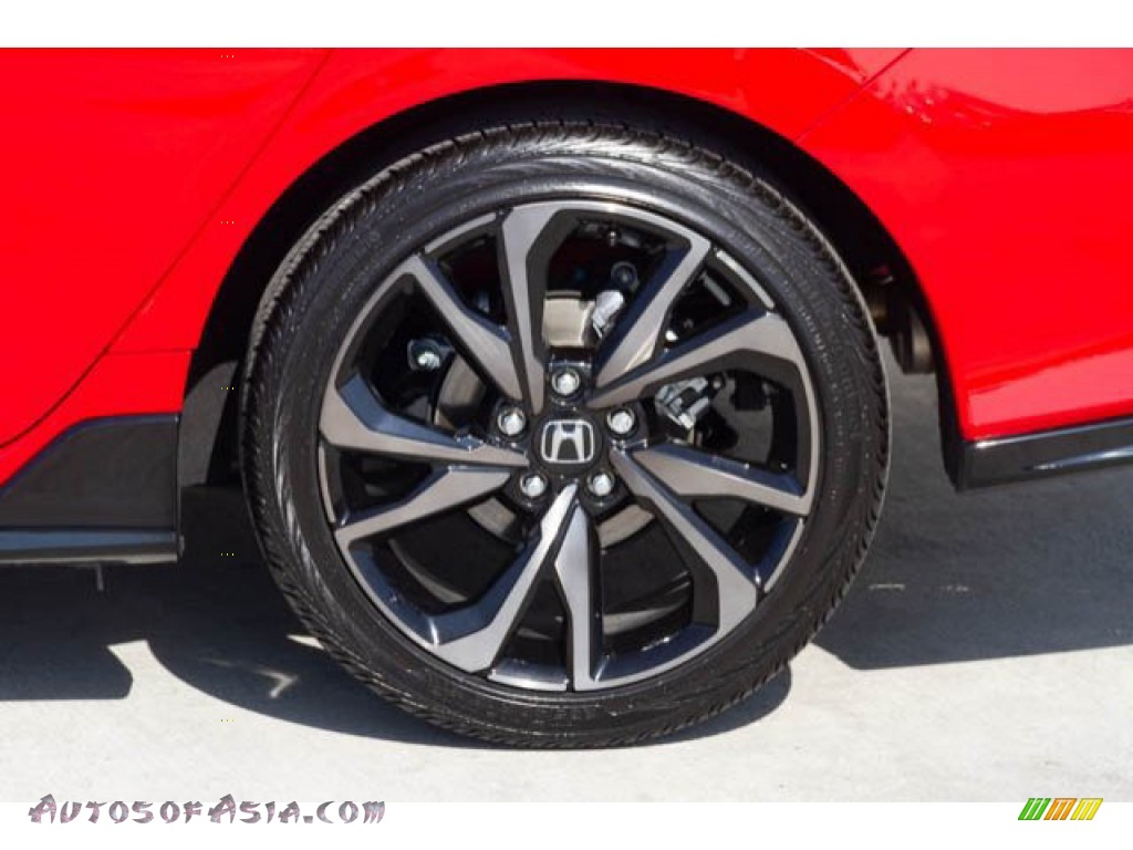 2019 Civic Sport Hatchback - Rallye Red / Black photo #34