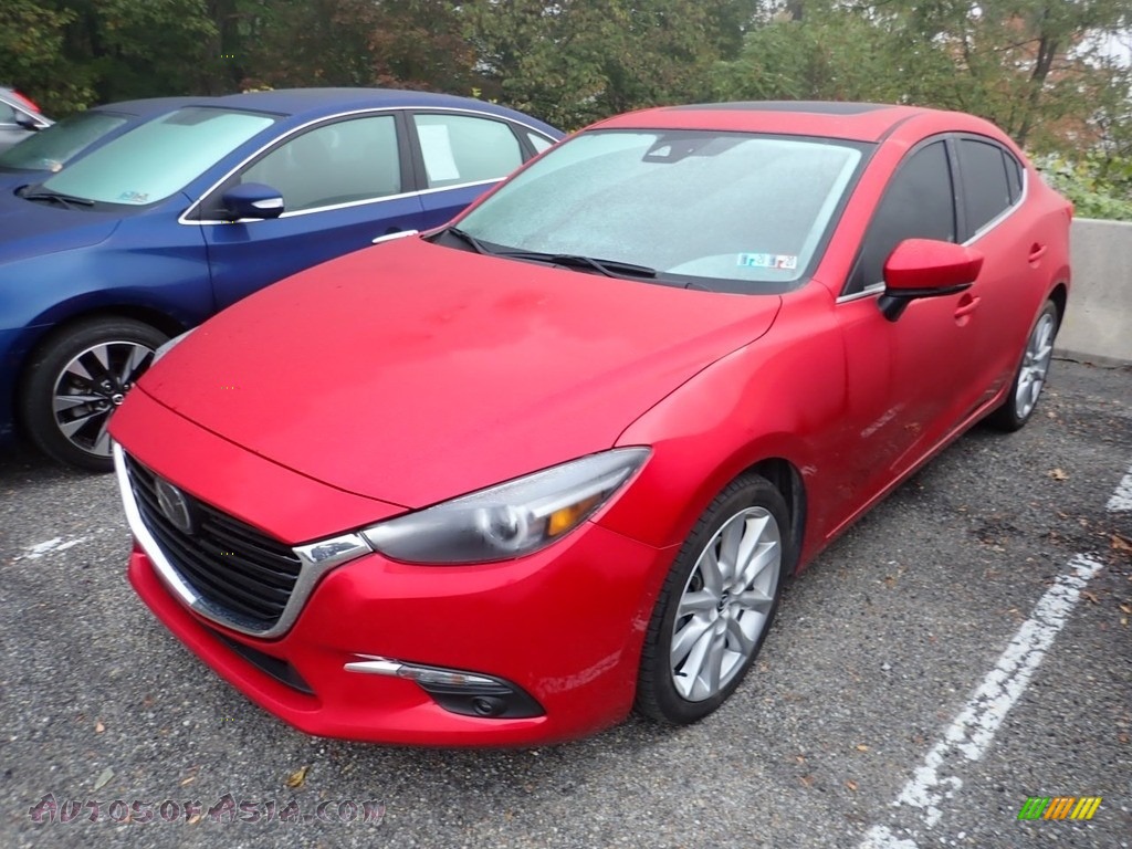 2017 MAZDA3 Grand Touring 4 Door - Soul Red Metallic / Parchment photo #1