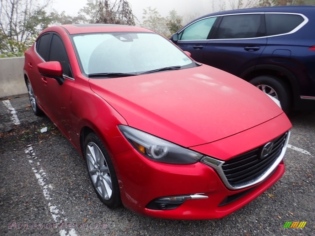 2017 MAZDA3 Grand Touring 4 Door - Soul Red Metallic / Parchment photo #4