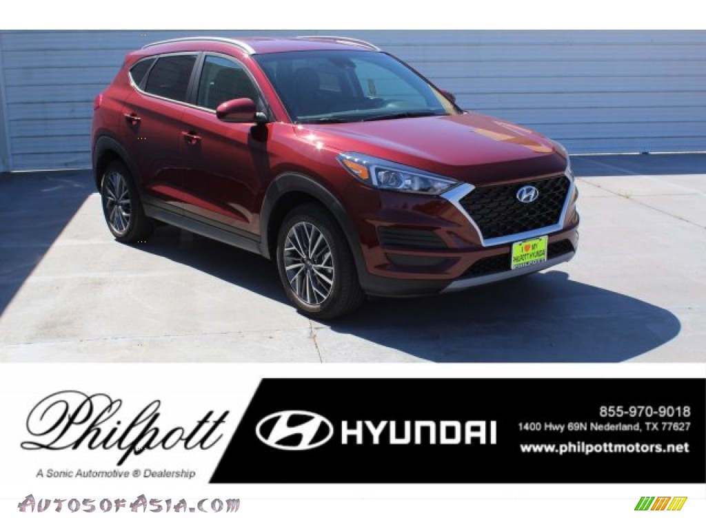 Gemstone Red / Black Hyundai Tucson SEL