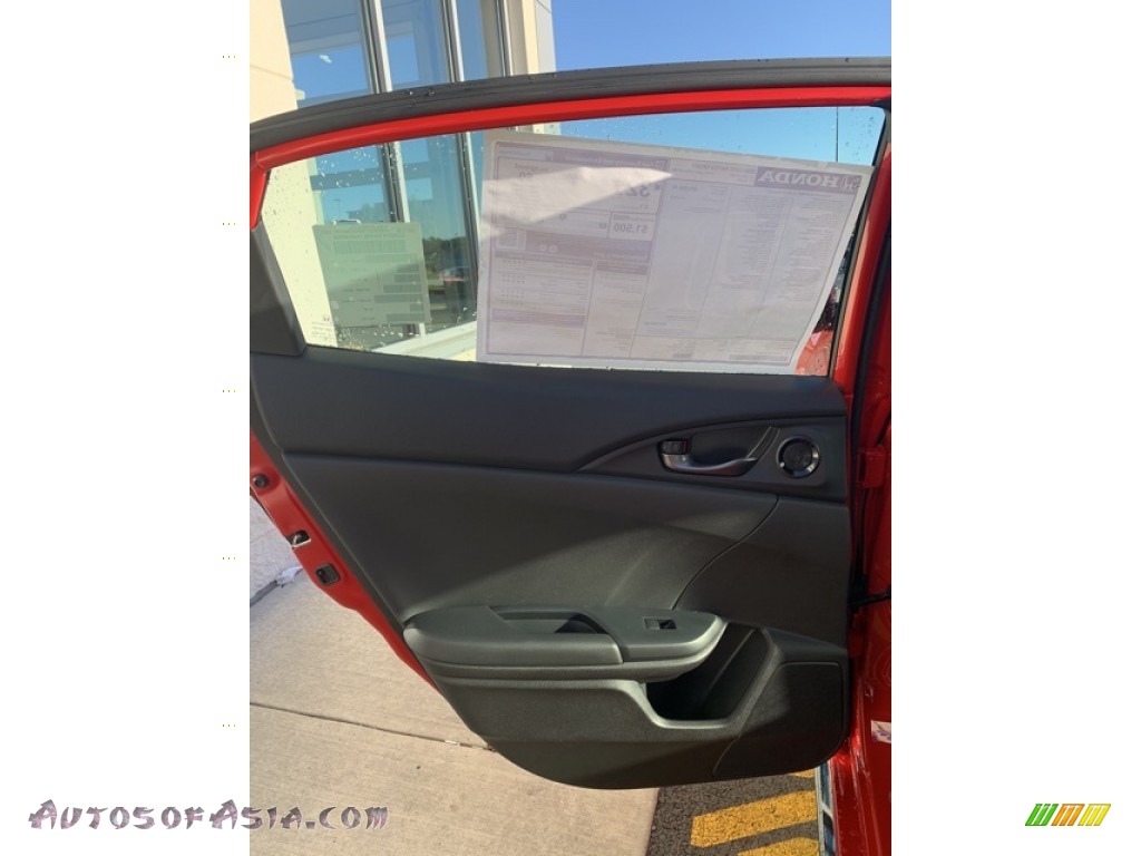 2020 Civic Sport Hatchback - Rallye Red / Black photo #16