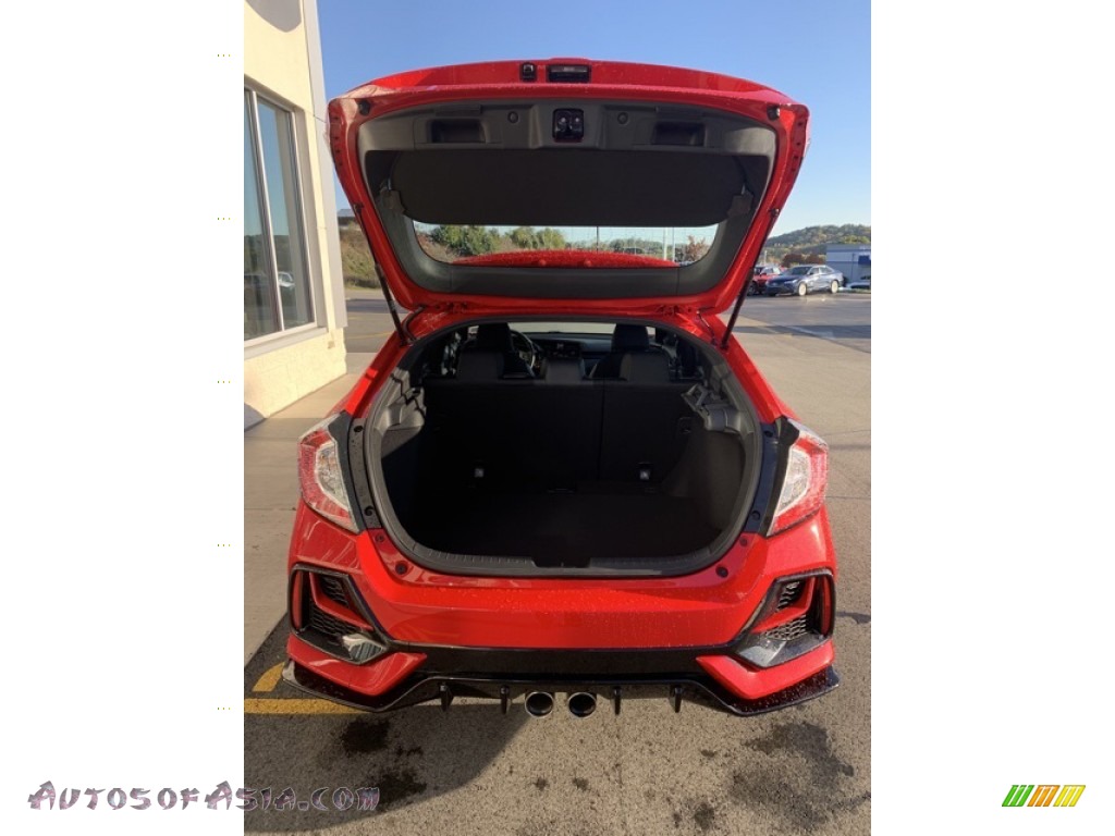 2020 Civic Sport Hatchback - Rallye Red / Black photo #20