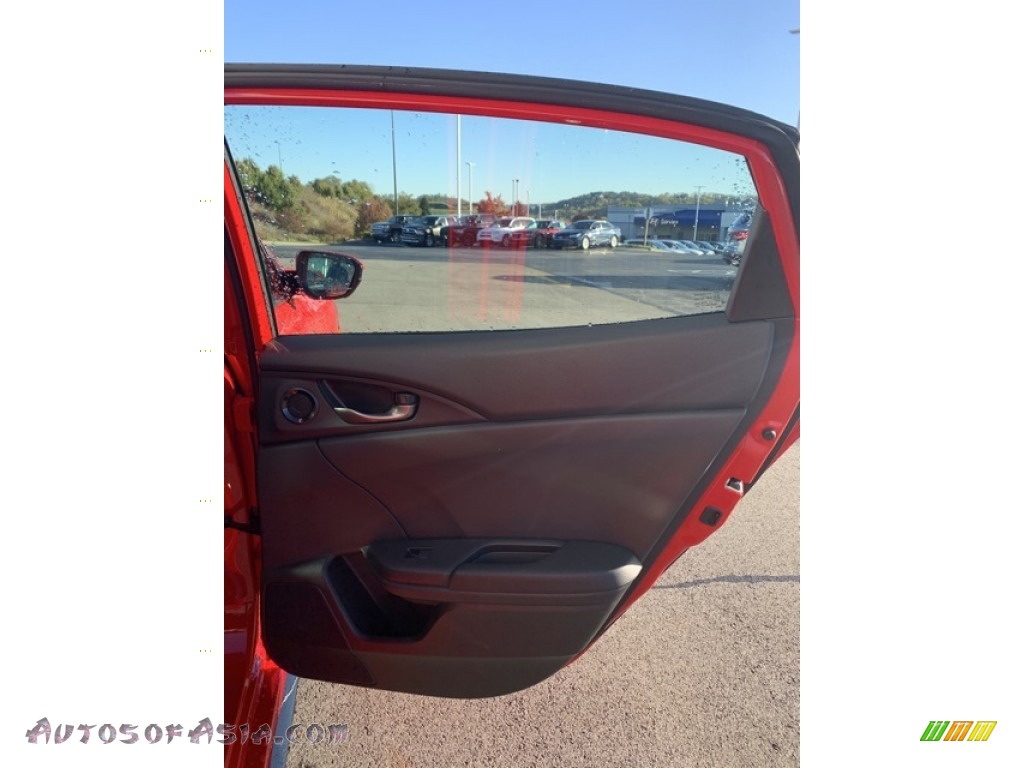 2020 Civic Sport Hatchback - Rallye Red / Black photo #23