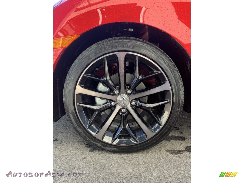 2020 Civic Sport Hatchback - Rallye Red / Black photo #29