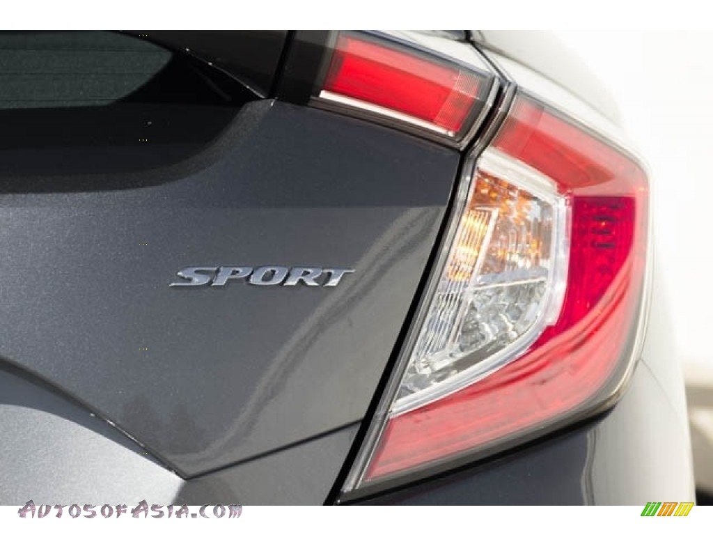 2020 Civic Sport Hatchback - Polished Metal Metallic / Black photo #8