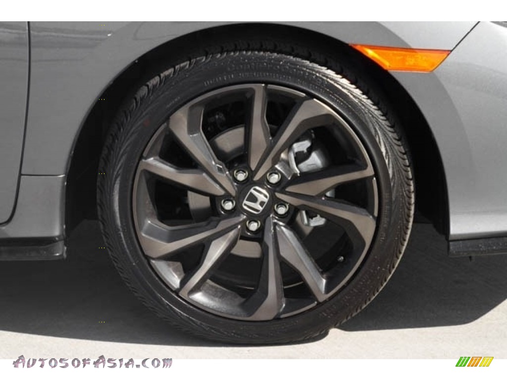 2020 Civic Sport Hatchback - Polished Metal Metallic / Black photo #15