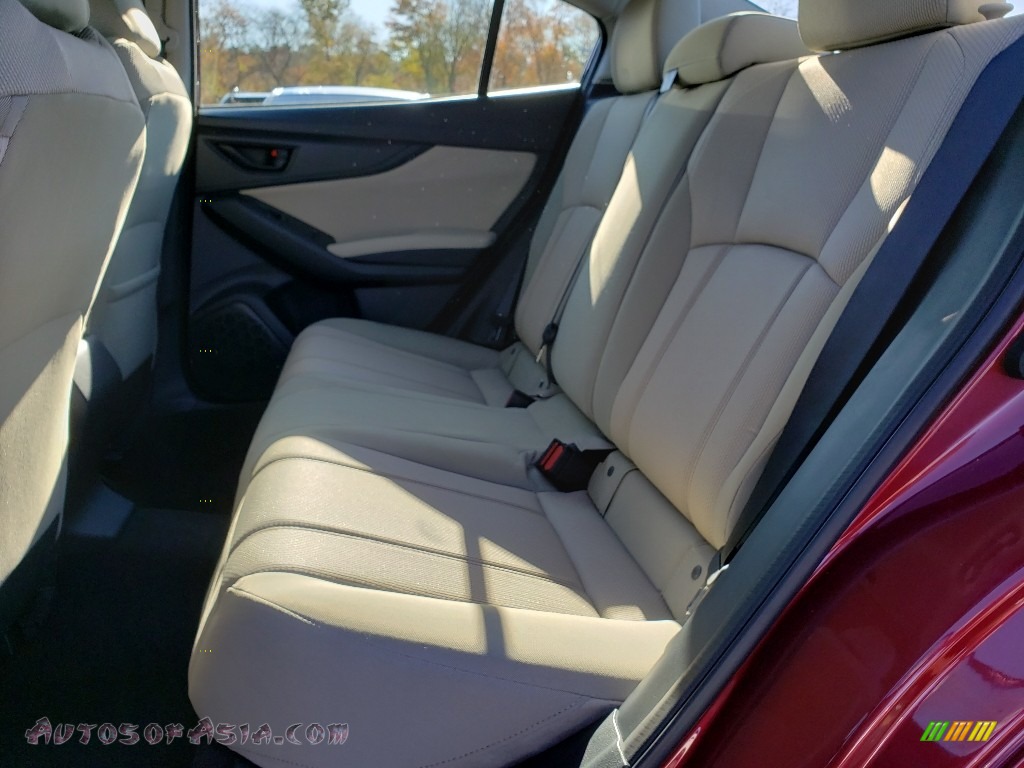 2020 Impreza Premium Sedan - Lithium Red Pearl / Ivory photo #6
