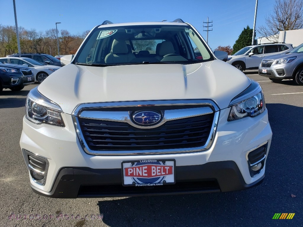 2020 Forester 2.5i Limited - Crystal White Pearl / Gray photo #2