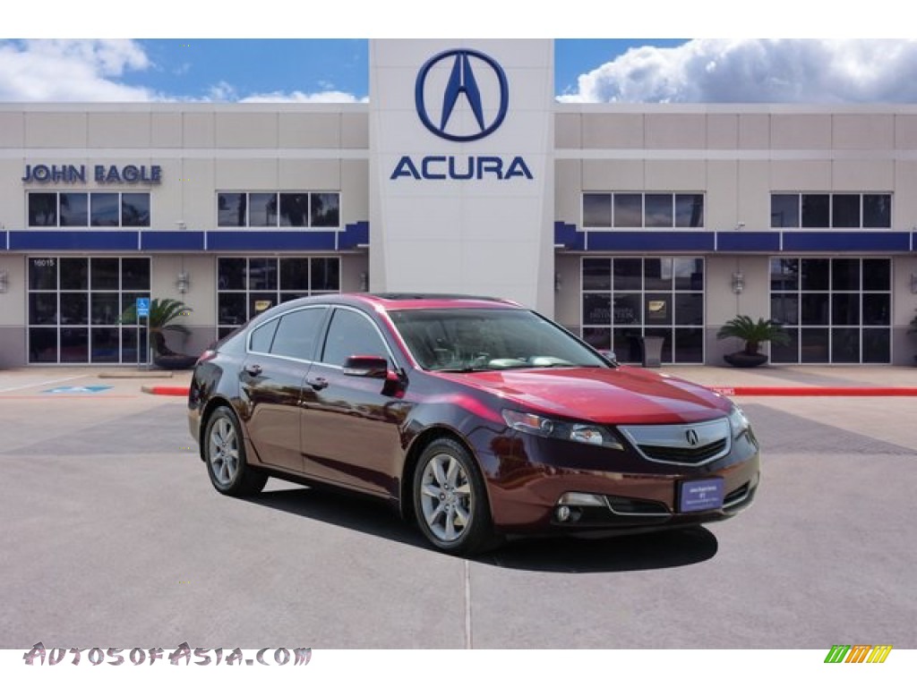 Basque Red Pearl II / Parchment Acura TL Technology