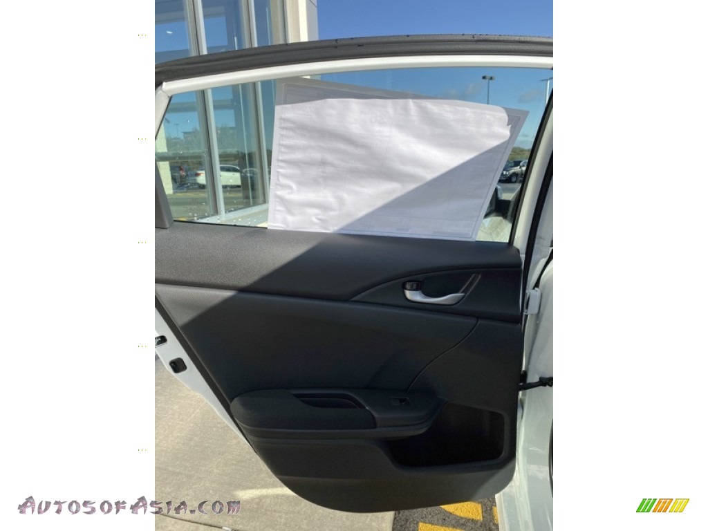 2020 Civic EX Sedan - Platinum White Pearl / Black photo #16