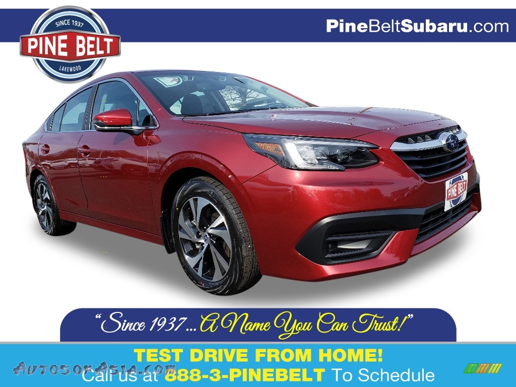 Crimson Red Pearl / Slate Black Subaru Legacy 2.5i Premium