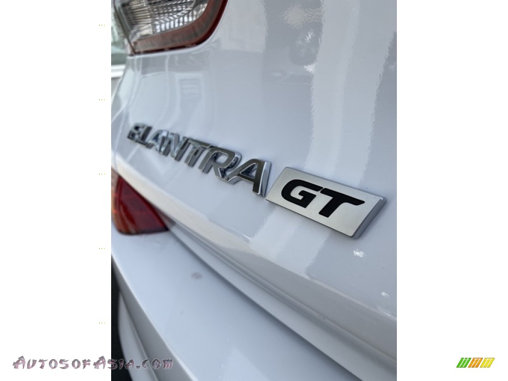 2020 Elantra GT  - Ceramic White / Beige photo #21