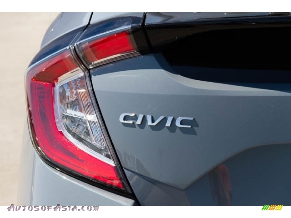 2020 Civic EX Hatchback - Sonic Gray Pearl / Black photo #6