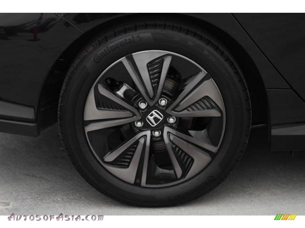 2020 Civic EX-L Hatchback - Crystal Black Pearl / Black photo #11