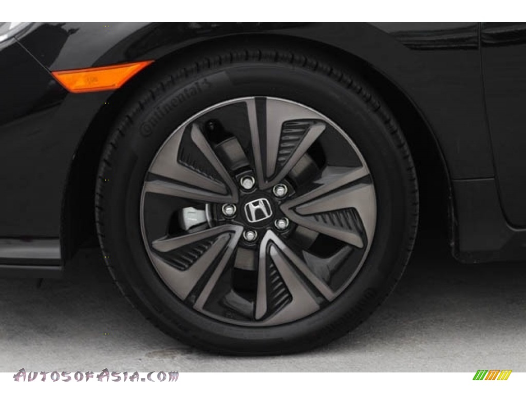 2020 Civic EX-L Hatchback - Crystal Black Pearl / Black photo #13