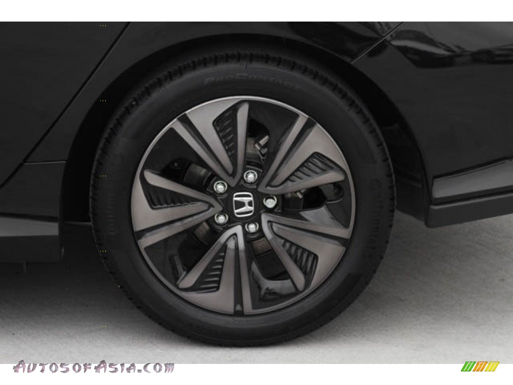 2020 Civic EX-L Hatchback - Crystal Black Pearl / Black photo #14